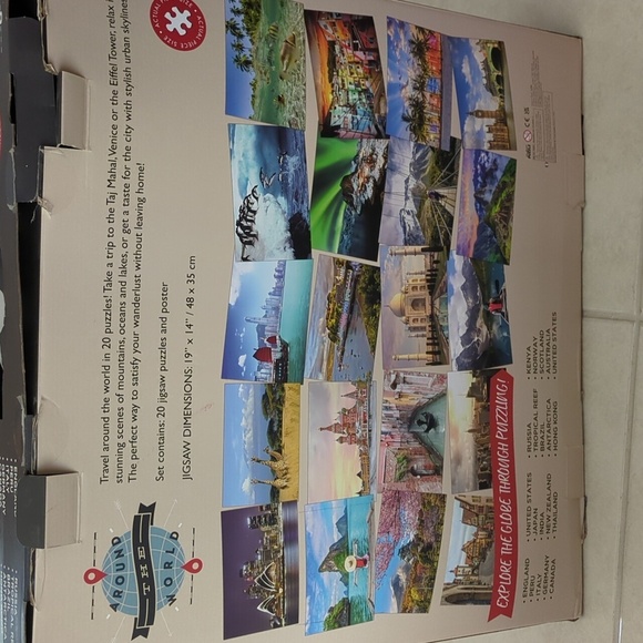 Around the World Jigsaw Puzzle Mystery City/Landmark Puzzle - Picture 4 of 5